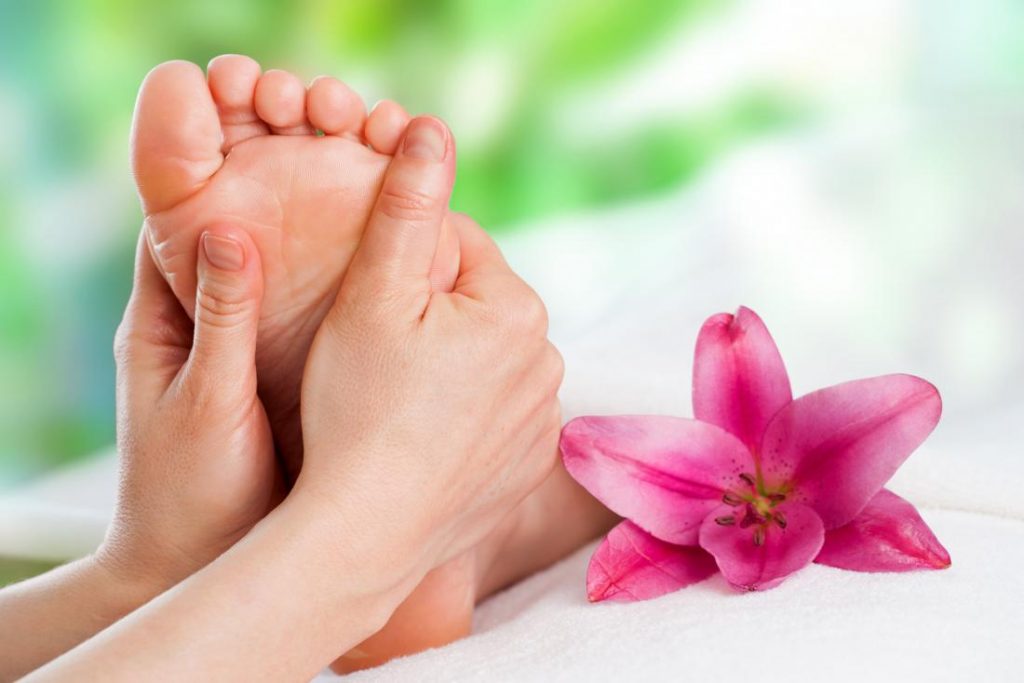 Using Foot Massage